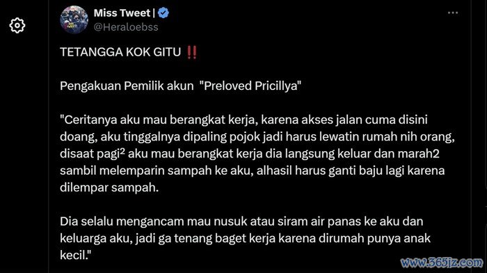 Viral perempuan dinarasikan diduga ODGJ di Jaktim ganggu tetangga hingga ancam hendak menusuk dan siram air panas.